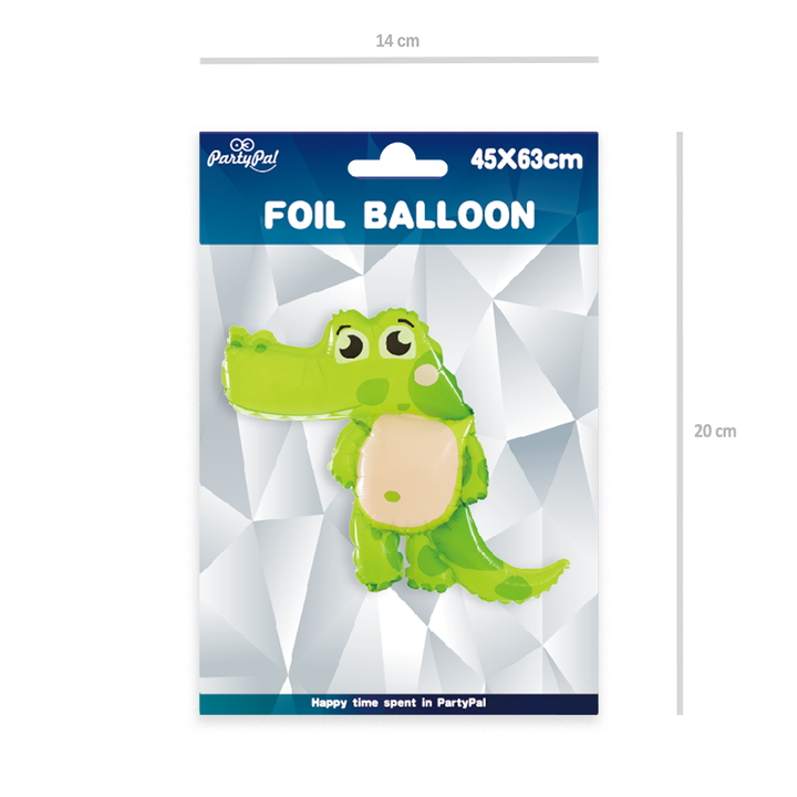 Balon foliowy Krokodyl 45x63cm