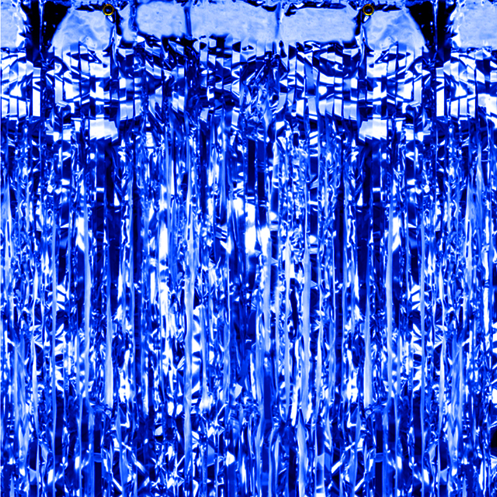Kurtyna imprezowa ciemna niebieska 100x250cm