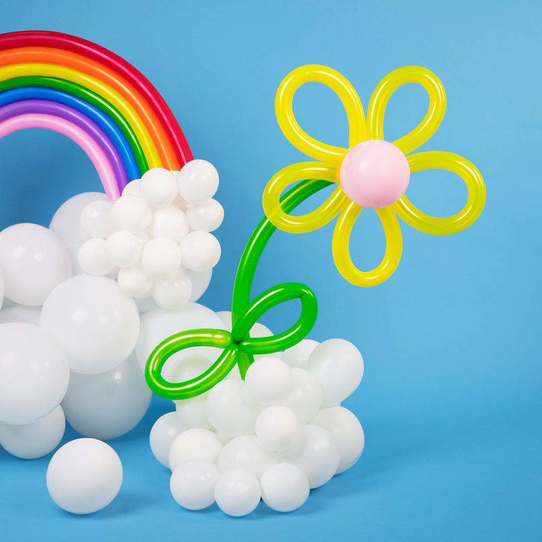 Balony do modelowania rurki mix kolor z małą pompką 10szt.