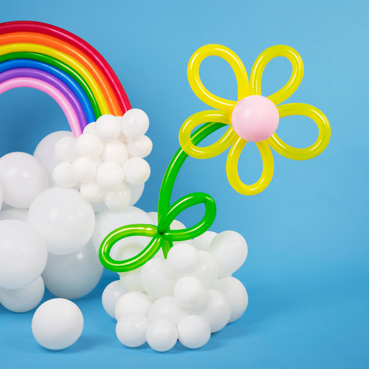 Balony do modelowania rurki mix kolor z małą pompką 10szt.