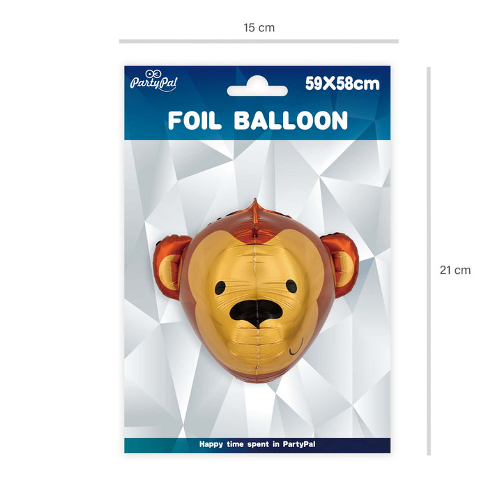 Balon foliowy 3D Małpa 59x58cm