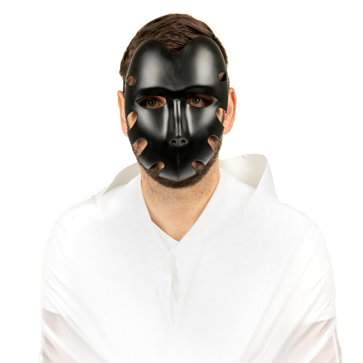 Maska Halloween czarna kompozycja