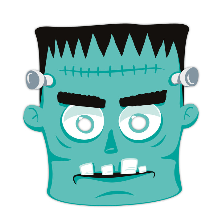 Maska papierowa Halloween Monsters Frankenstein