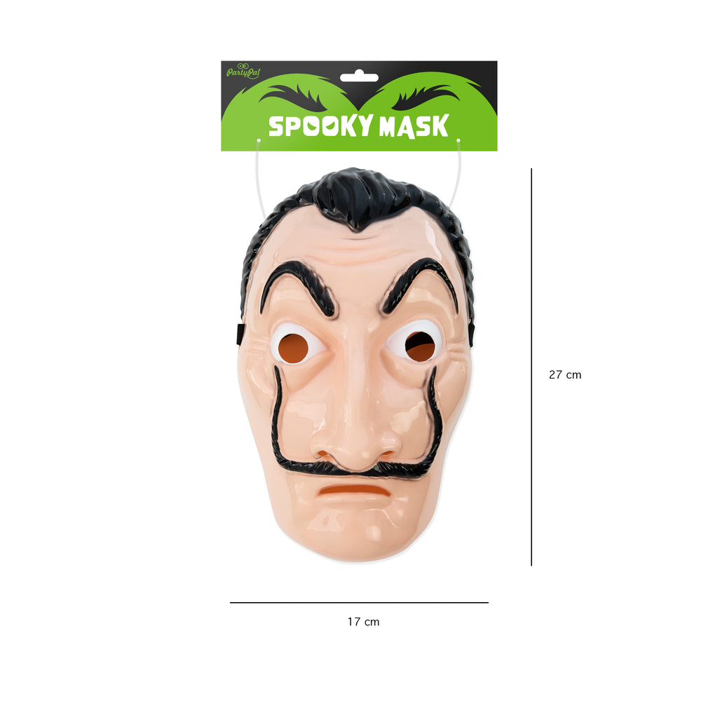 Maska Halloween Salvador z etykietą