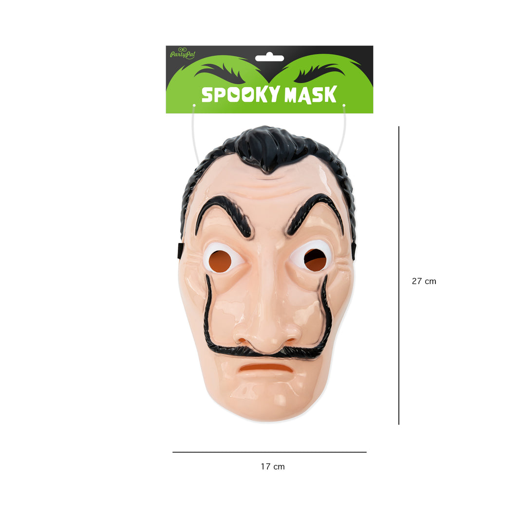 Maska Halloween Salvador z etykietą