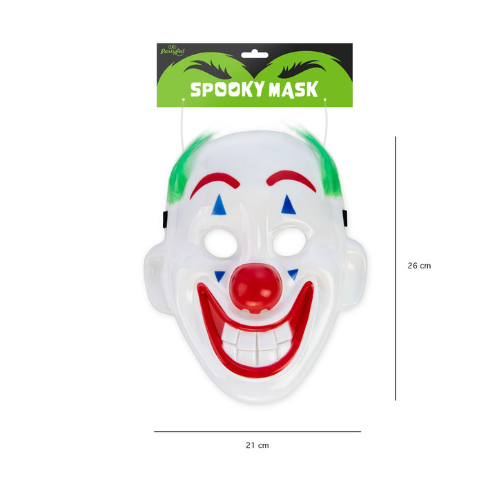 Maska Halloween Klaun w opakowaniu