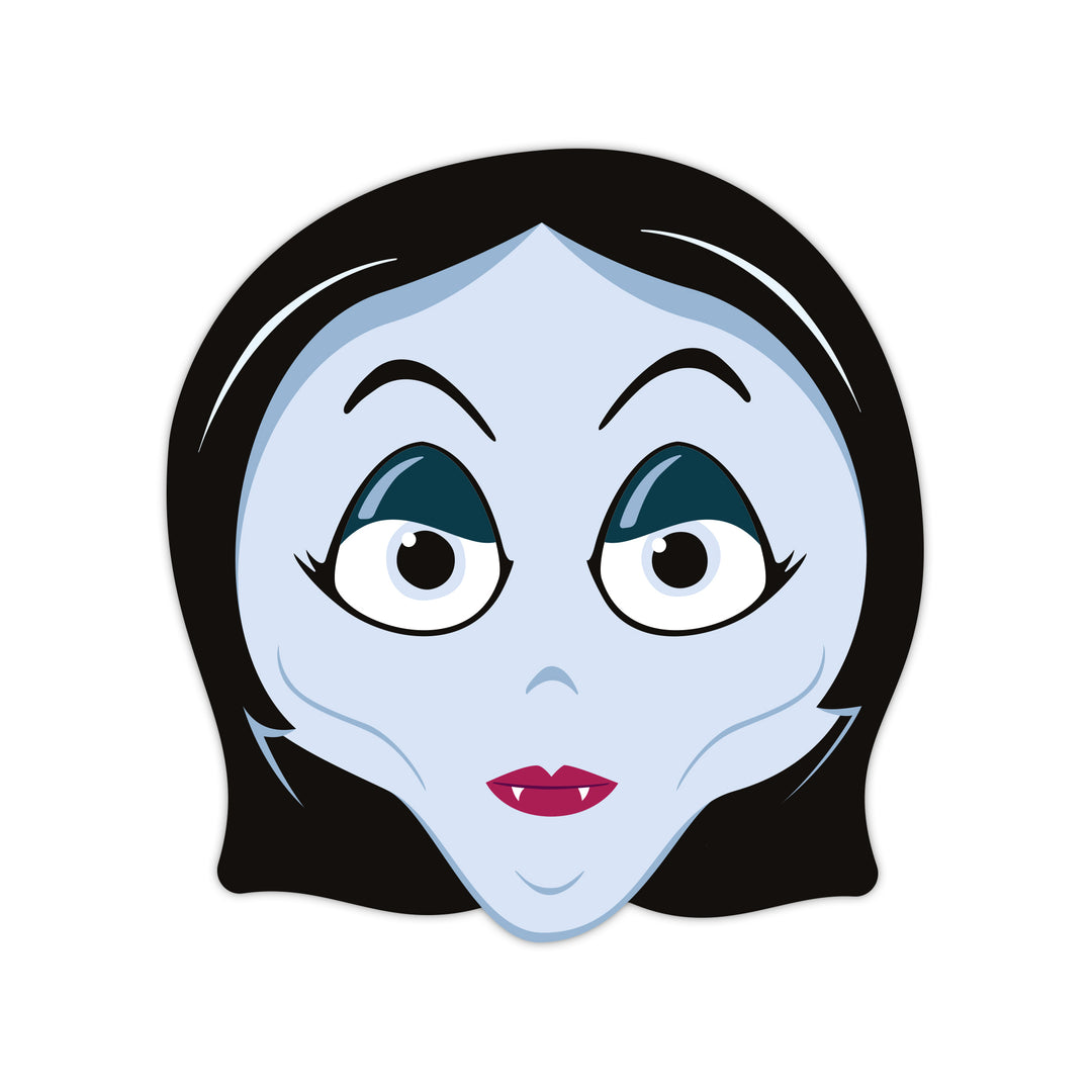 Maska papierowa Halloween Monsters wampirzyca