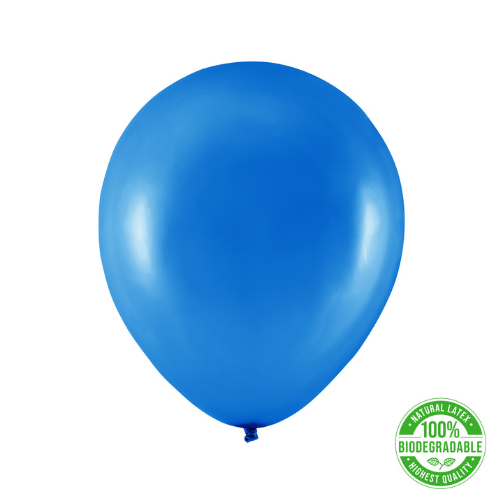 Balon Biodegradowalny metaliczny ciemny niebieski 12cali 100szt
