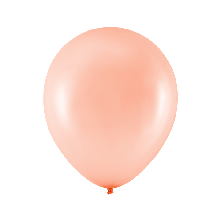 Balony metaliczne rose gold 12cali 6szt.