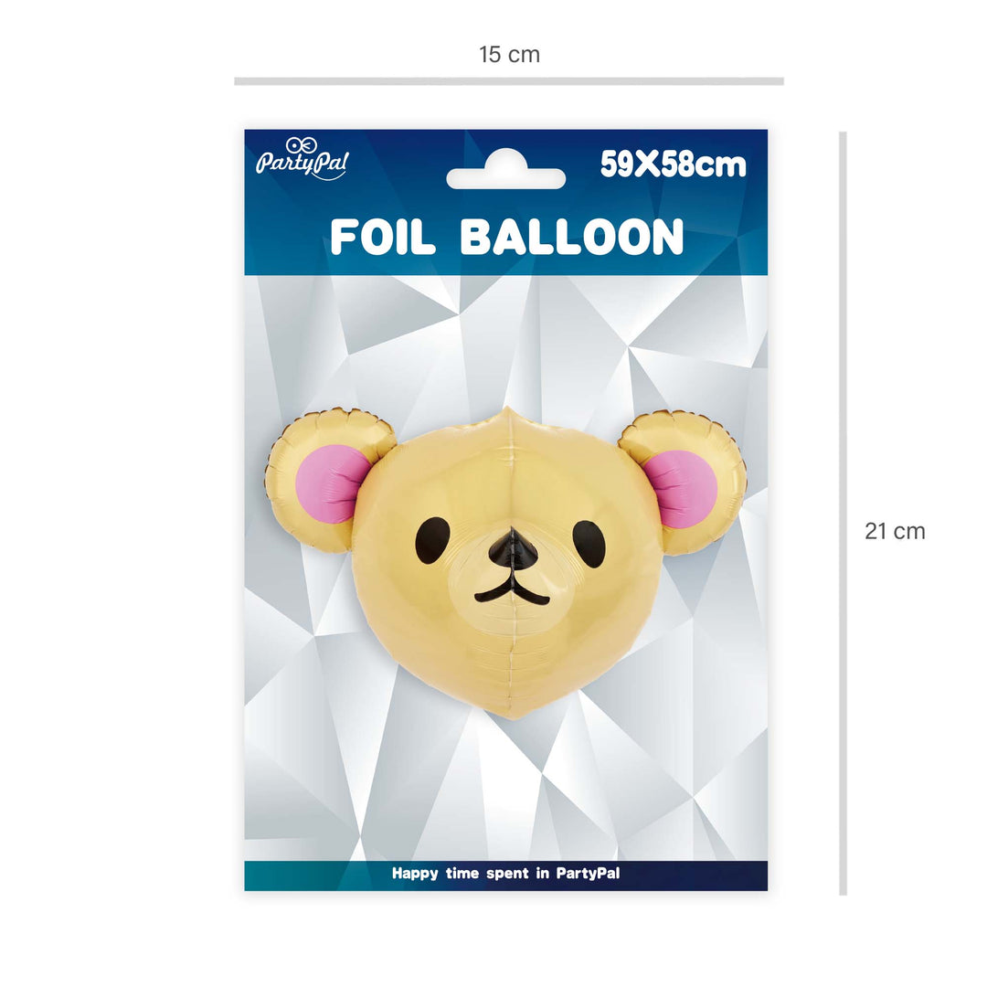 Balon foliowy 3D Miś 59x58cm