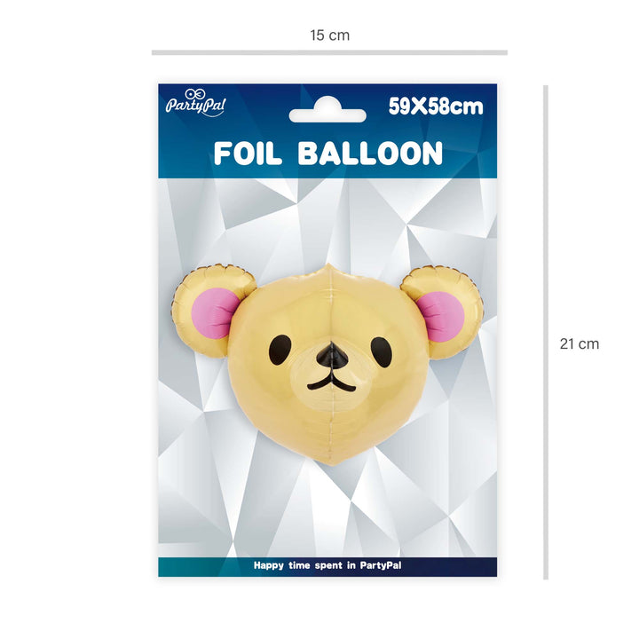 Balon foliowy 3D Miś 59x58cm