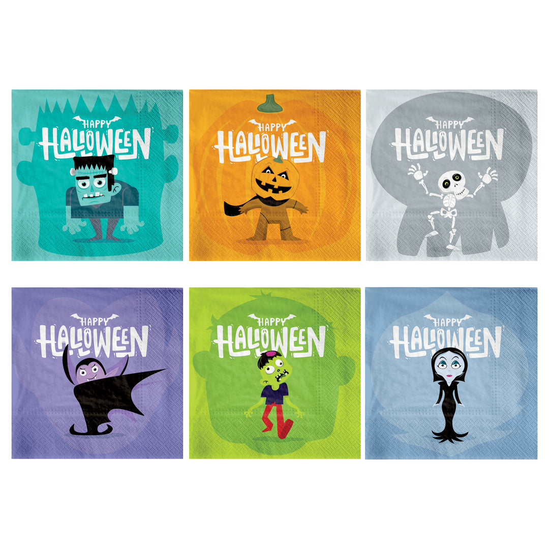 Serwetki Halloween Monsters