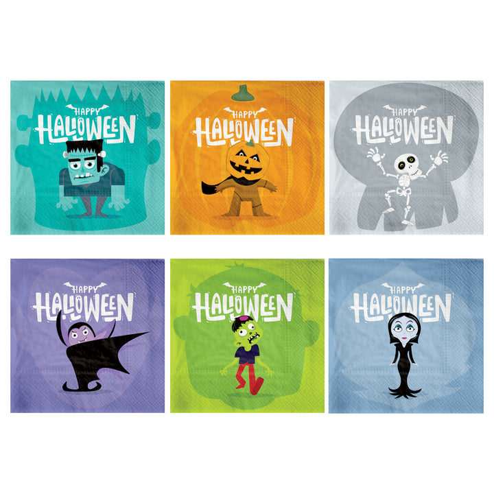 Serwetki Halloween Monsters