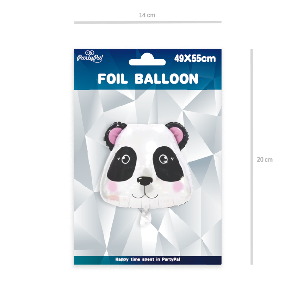 Balon foliowy Panda 49x55cm