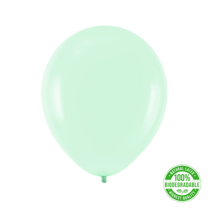 Balon Biodegradowalny seledynowy 12cali 100szt