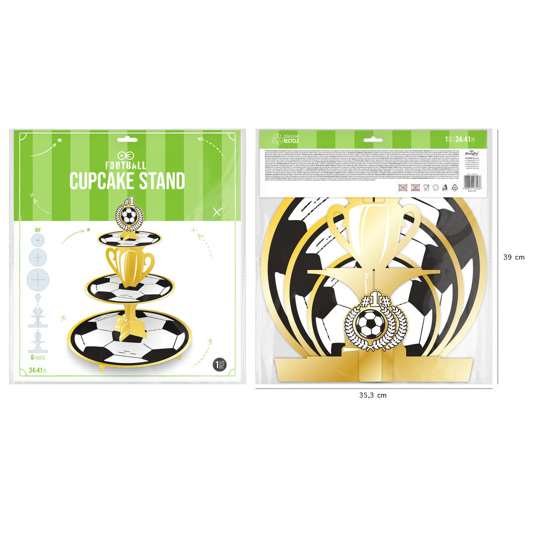 Patera na ciastka Football 34x41cm DIY