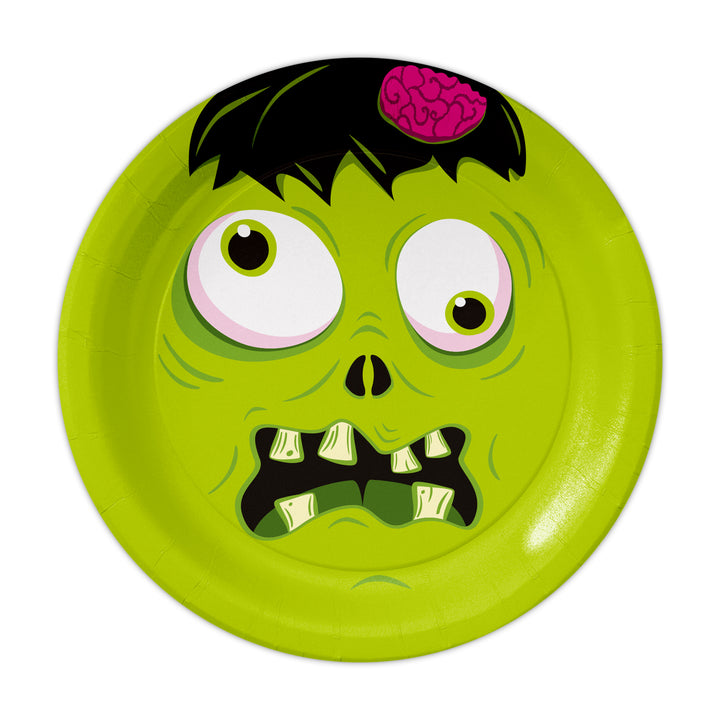 Talerzyk papierowy Halloween Monsters 7cali 6szt.