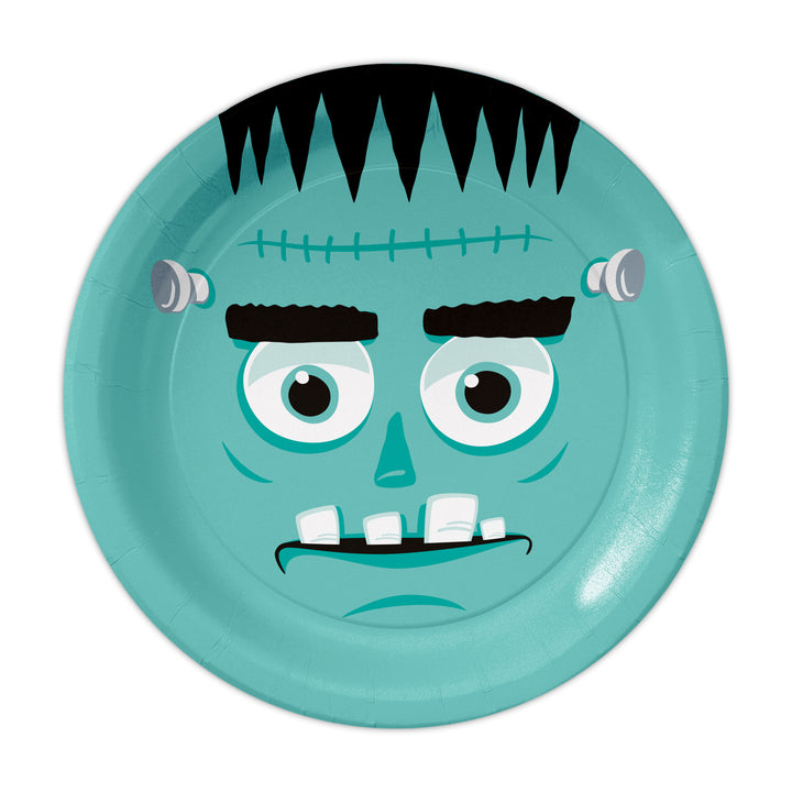 Talerzyk papierowy Halloween Monsters 7cali 6szt.