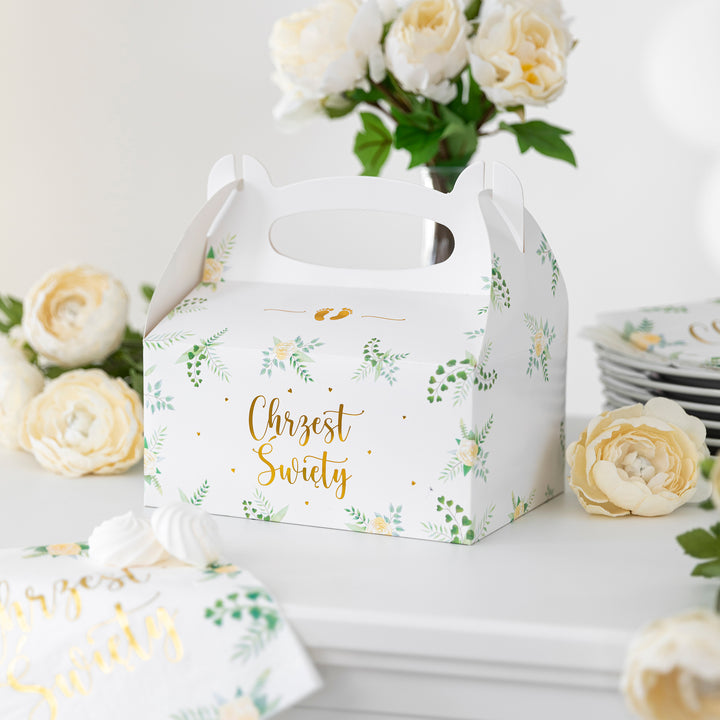 Pudełko na ciasto Chrzest Święty 10szt. DIY
