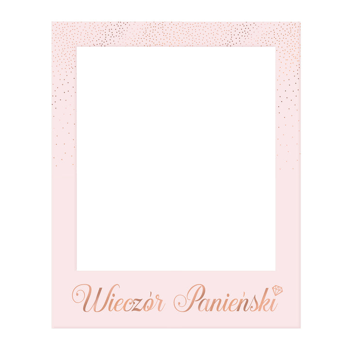 Ramka do zdjęć Wieczór Panieński rose gold DIY