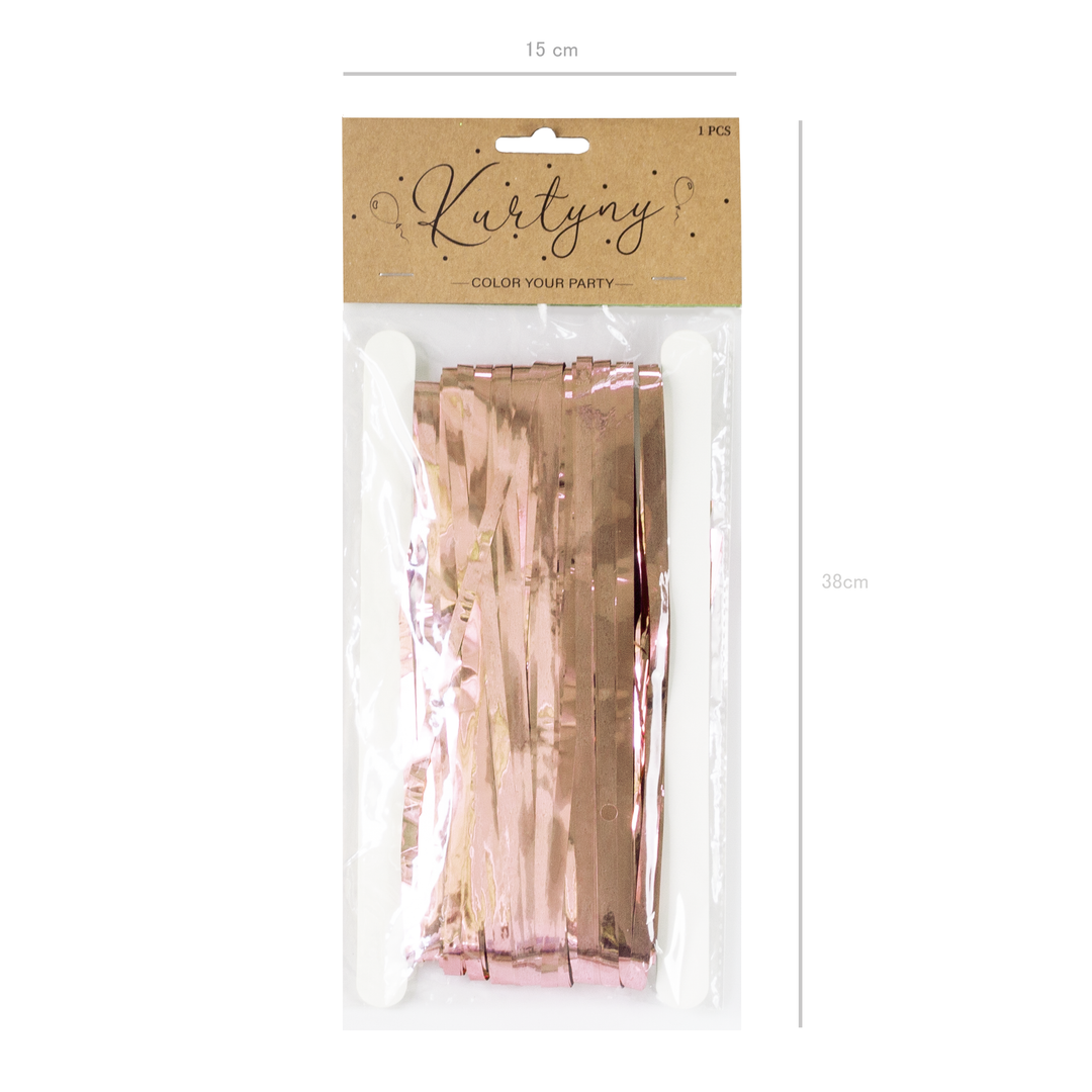 Kurtyna imprezowa rose gold 100x200cm