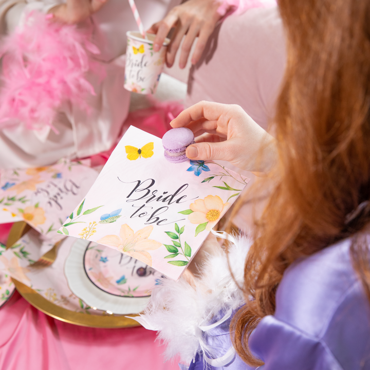 Serwetki Bride to be Kwiaty 10szt.