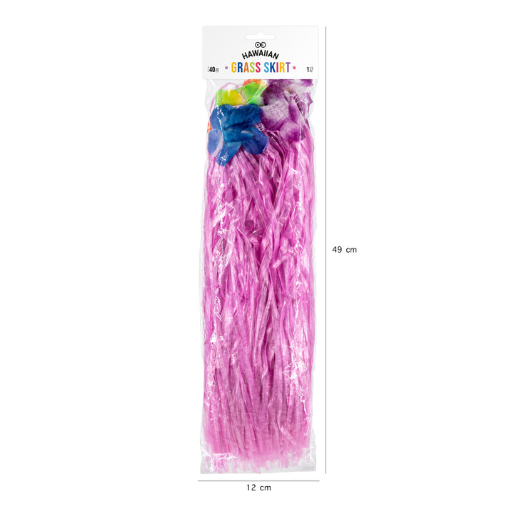 Spódniczka hawajska różowa 40cm