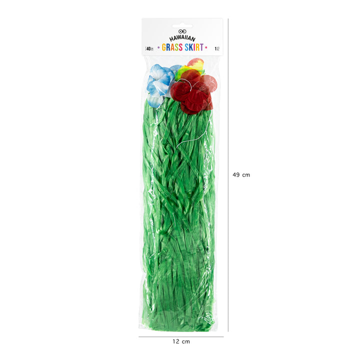 Spódniczka hawajska zielona 40cm