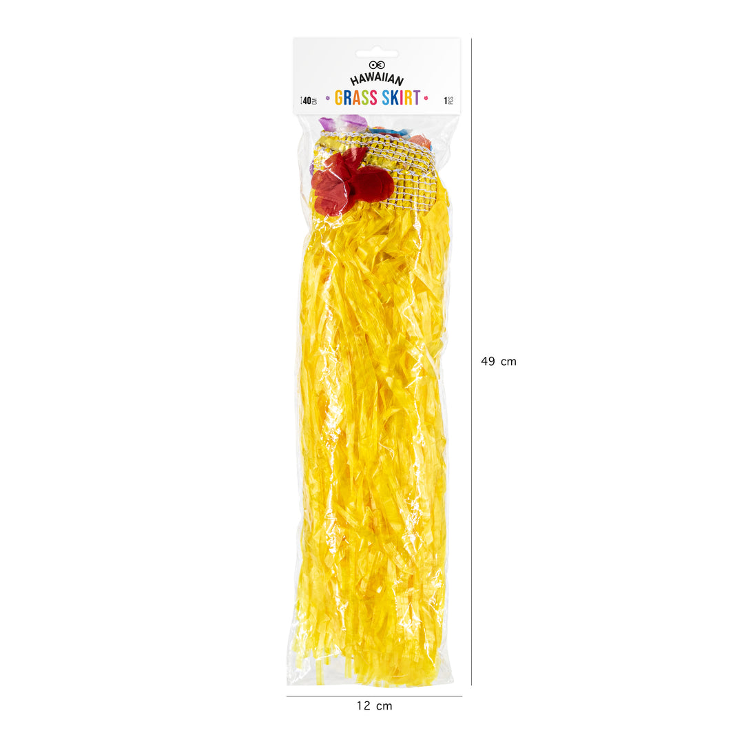 Spódniczka hawajska żółta 40cm