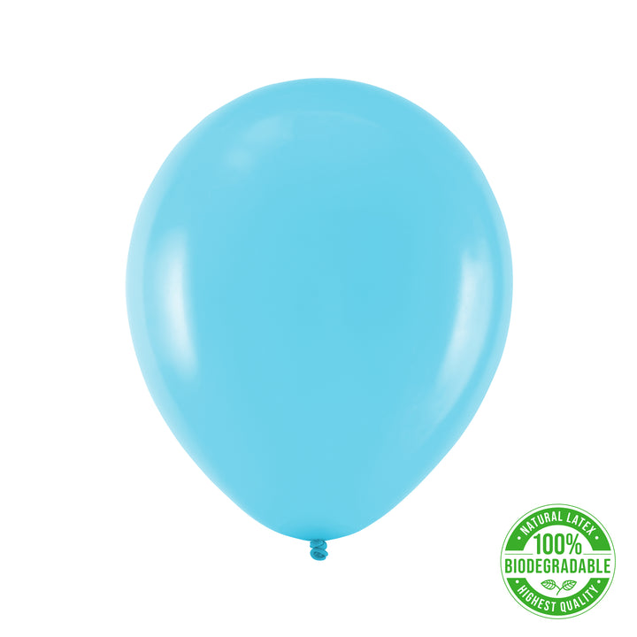 Balon Biodegradowalny jasny niebieski 12cali 100szt