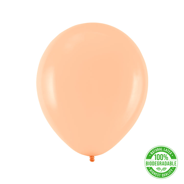 Balon Biodegradowalny jasny pomarańczowy 12cali 100szt