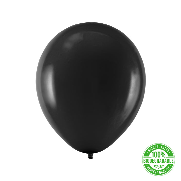Balon Biodegradowalny czarny 12cali 100szt.