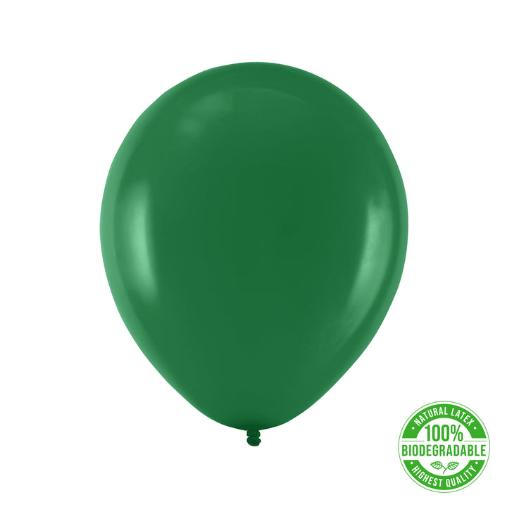 Balon Biodegradowalny ciemny zielony 12cali 100szt