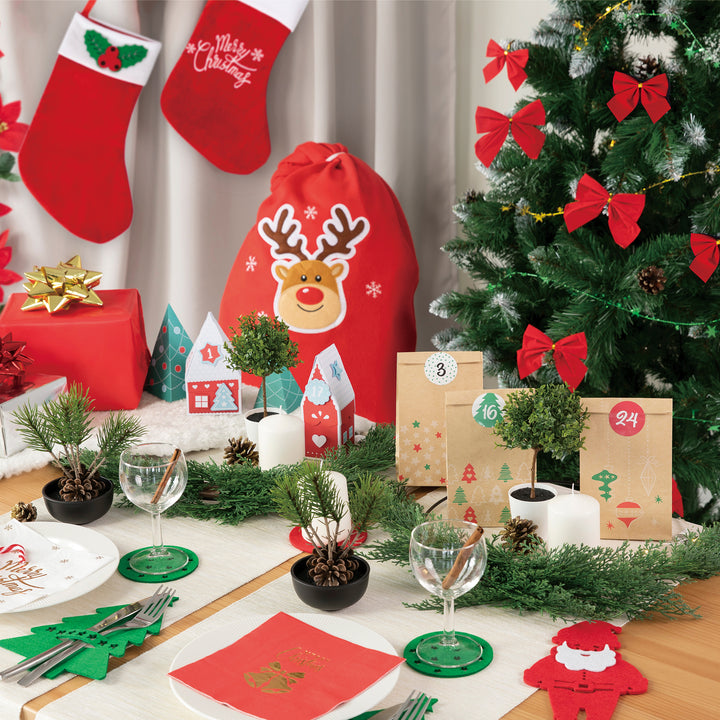 Skarpeta świąteczna na prezenty Merry Christmas
