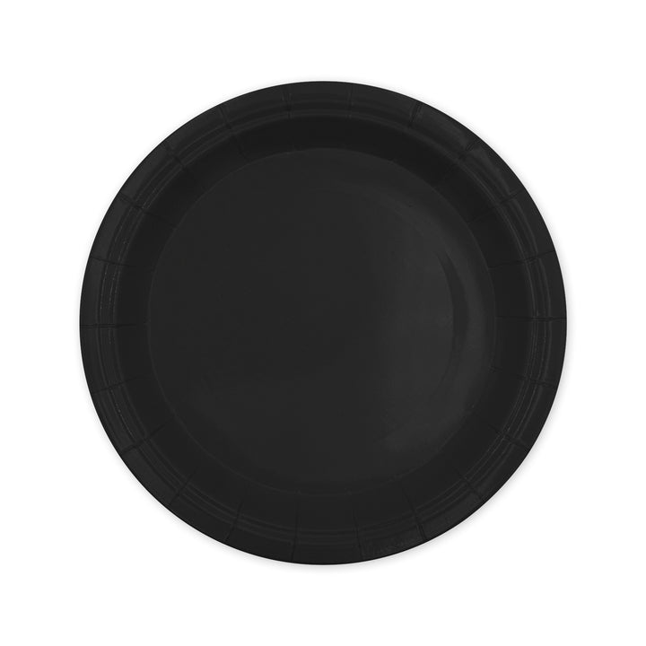 Talerzyk papierowy czarny 7cali 6szt.