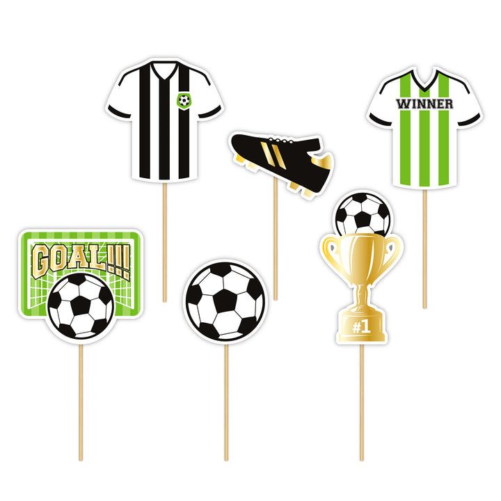 Toppery na tort lub do babeczek z kolekcji Football