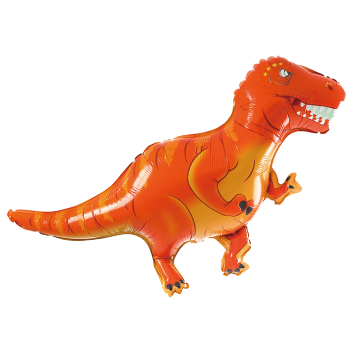 Balon foliowy Tyranozaur czerwony 103x78cm