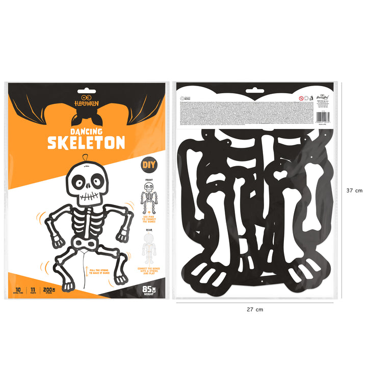 Wiszący szkielet Halloween Monsters opakowanie