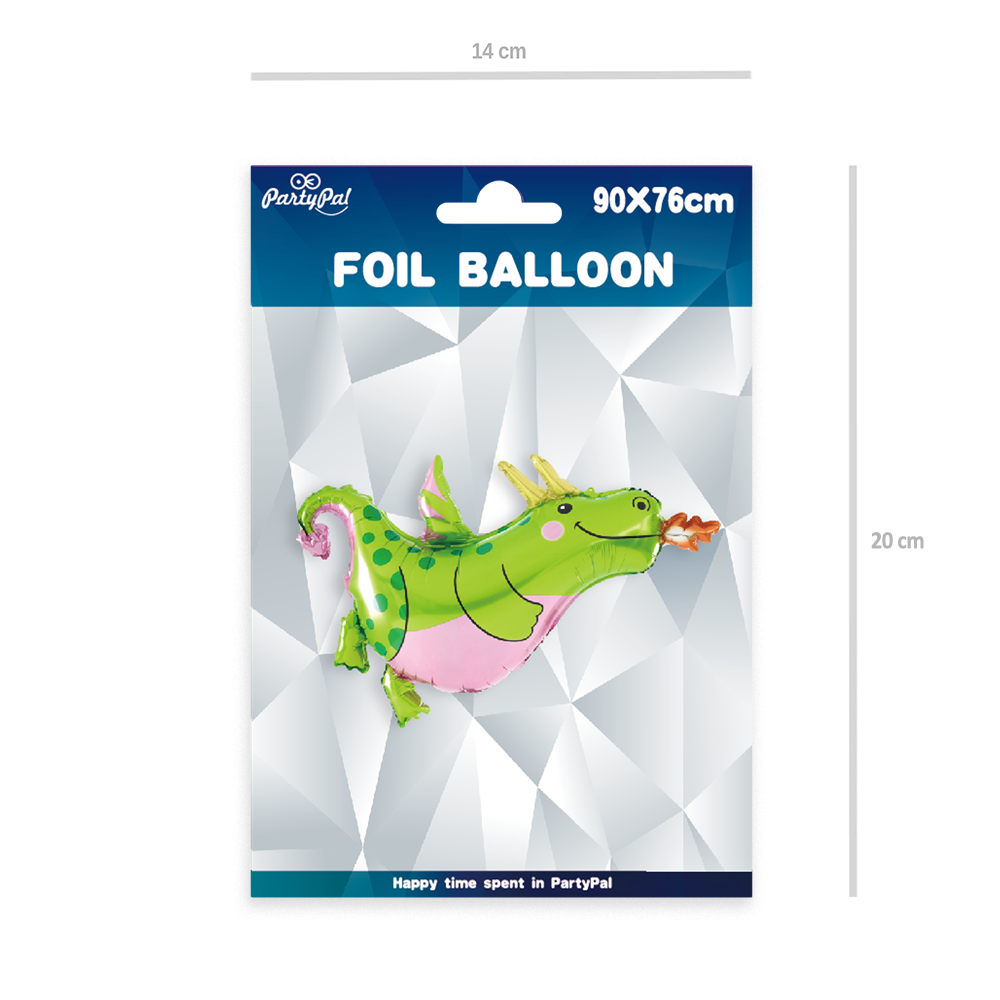 Balon foliowy Smok 90x76cm