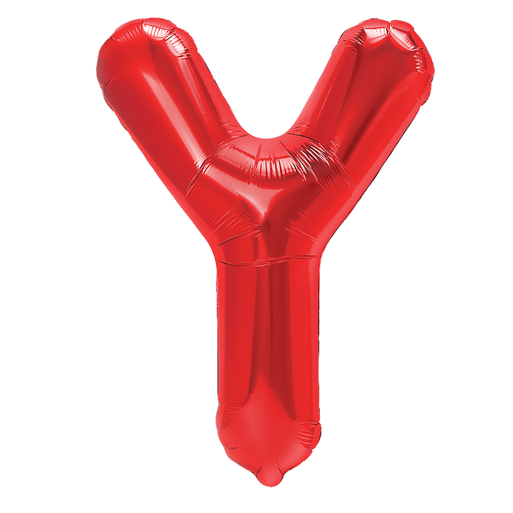Balon foliowy litera Y czerwony 40cm N