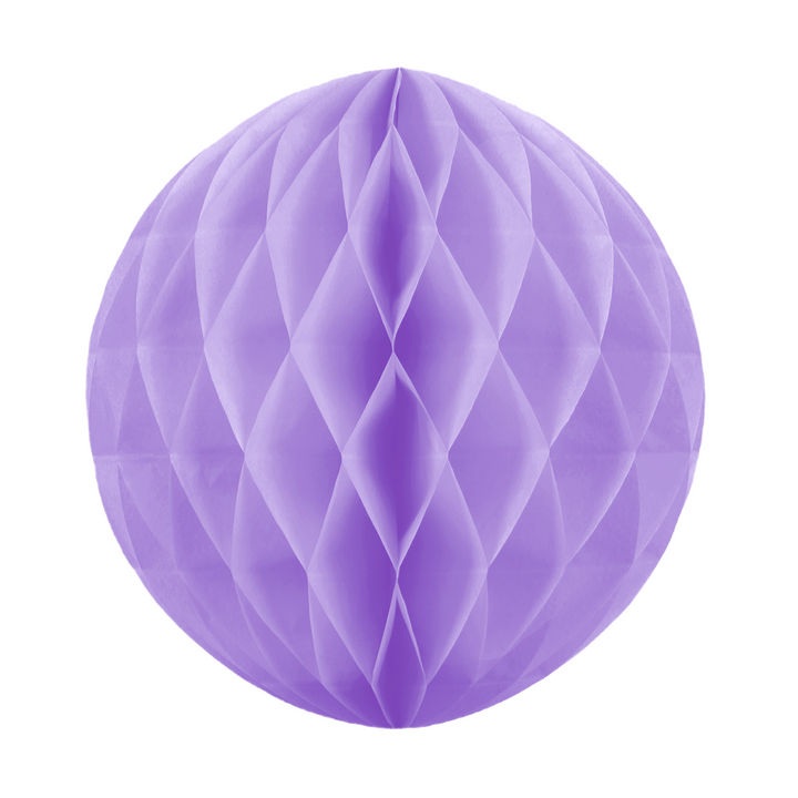 Honeycomb bibułowy, fioletowy, 30 cm