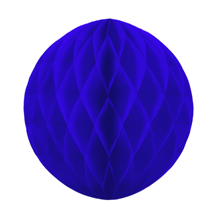 Honeycomb bibułowy, indygo, 10 cm