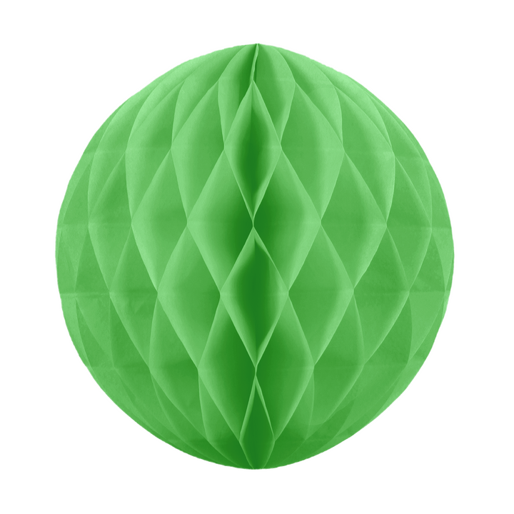Honeycomb bibułowy, zielony, 30 cm