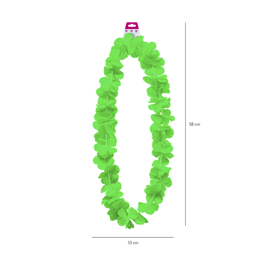 Naszyjnik hawajski zielony 100cm