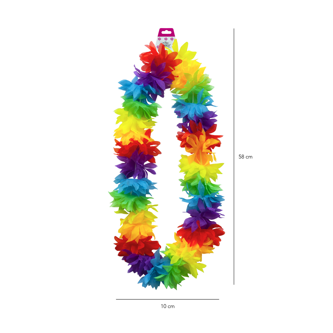 Naszyjnik hawajski kolorowy 100cm