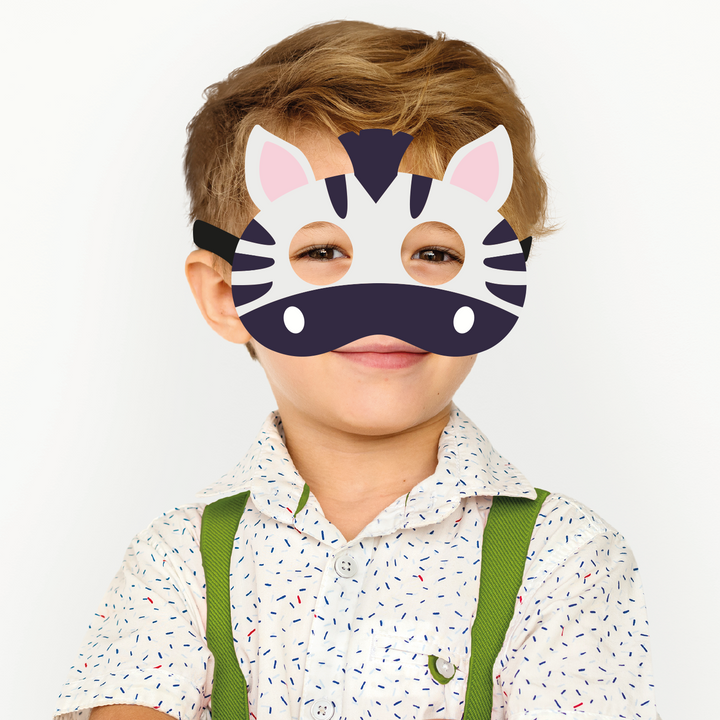 Maska filcowa Zebra 1szt.